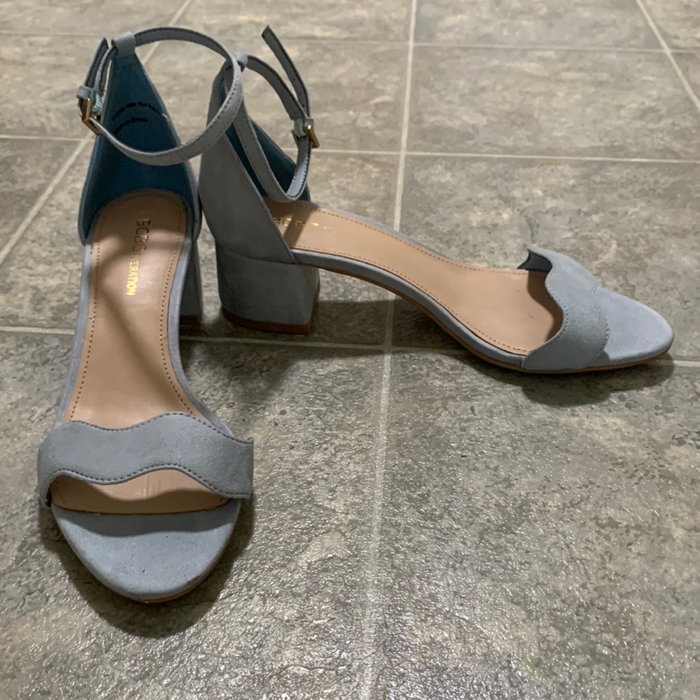 Bcbgeneration Microsuede Ankle Strap Sandals With… - image 1